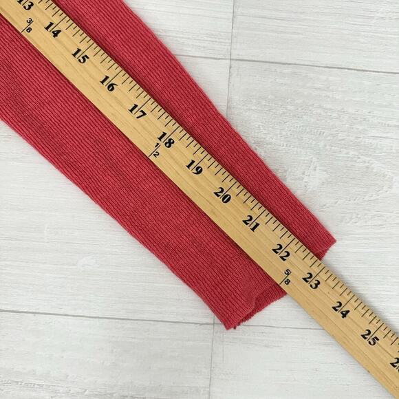 Eileen Fisher Cardigan Sweater M Coral Pink Open Front Organic Linen Lightweight - Picture 12 of 14